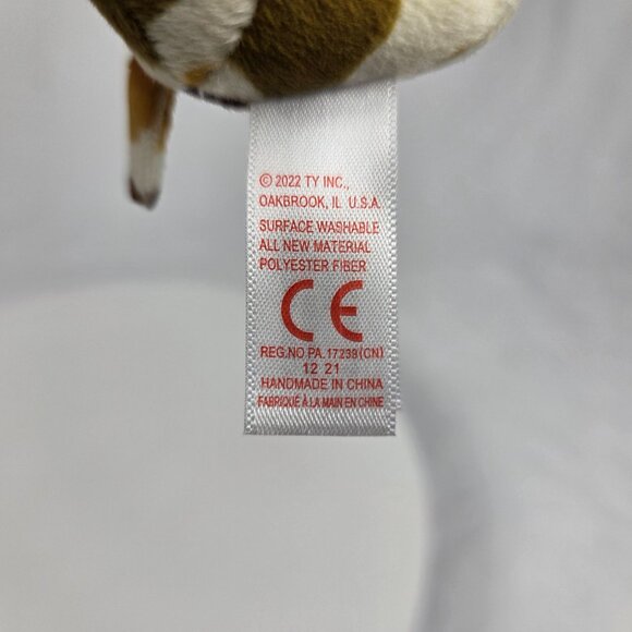 TY Beanie Boos - STILTS the Giraffe (Glitter Eyes)(Key Clip - 3 inch) - NWT - Picture 8 of 8